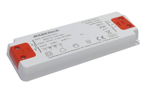 12v led netzteil basetech - led,