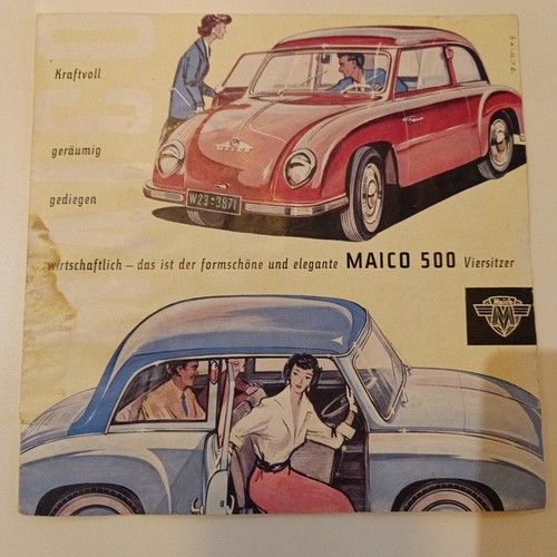 Original prospekt maico 500 - prospekt,