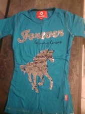 Red Horse Tshirt Größe 104 Neu Pferd Pferde Motiv Mit Wendepailetten