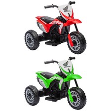 HOMCOM Kinder Elektro-Motorrad, 6V Kindermotorrad mit Hupe, Startup-Musik