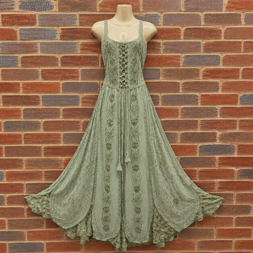 Maxi gothic kleid - maxi,