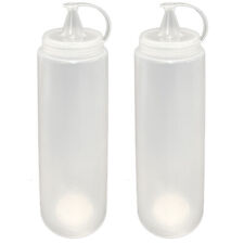 2x Soßenspender Kunststoff 700 ml Ketchup Senf Mayo Quetschflasche Dosierflasche