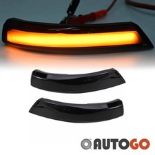 Paar Spiegelblinker Außenspiegel LED Schwarz Für Ford Focus II III Mondeo IV Neu