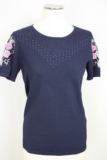 Damen Pullover Oberteil blau