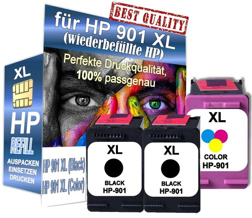 Tintenpatronen für 901 - für, hp