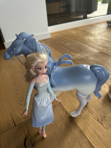 Die eiskönigin mit pferd und - pferd,