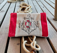 N-KH0016 Kissenbezug für zb. Kirschkernkissen 28x18cm - handmade, bestickt