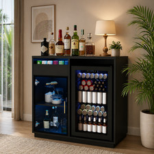 Led black wine - wine, cabinet