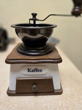 Kaffeemühle Porzellan / Holz