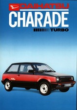 Prospekt Datenblatt Daihatsu Charade Turbo