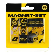 BVB Magnet Dortmund Fussballverein 9er-Set Logo Schriftzug BVB Fanartikel Shop