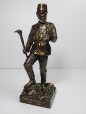 Alter Bergmann SHW-Bergkapelle 1813-1988 Metallguss Bergmann Bergarbeiter Figur