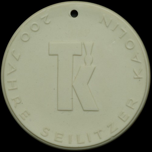 Bergbau porzellan medaille - bergbau:, porzellan-medaille