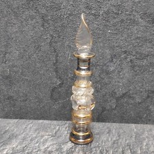 Orientalisches Glasflakon Flakon Flacon Glas Duftvase Glasflacon Blau Gold 