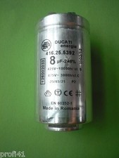 Kondensator Anlaufkondensator Ducati 416.25.5392 8uF 8µF AEG Electrolux Zanussi