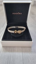 Pandora Reflexions Armband (Silber)+ 2 Charms (Gold) Stern, Pave