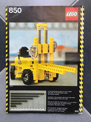 Lego 850 gabelstapler große - 850,