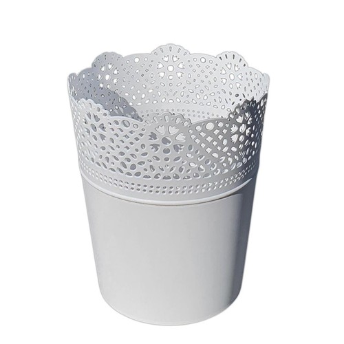 Blumentopf luzia weiss - blumentopf,