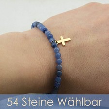 Kreuz Armband Gold Silber -