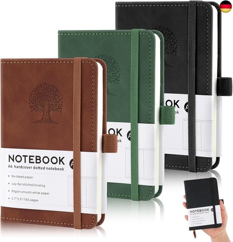 Notizbuch 3 stück - a6,,