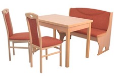 4tlg. Sitzgruppe, Essgruppe 4tlg., Spar-Set in 6Farben, Hochwertige Sitzgruppe