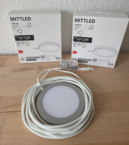 Ikea mittled led spot - ikea, 2x