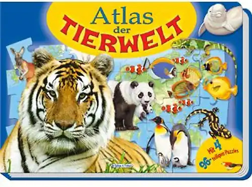 Puzzlebuch atlas der - -,