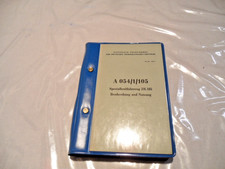 NVA DIENSTVORSCHRIFT A 054/1/105  Spezialkraftfahrzeug  ZIL 135  von 1975