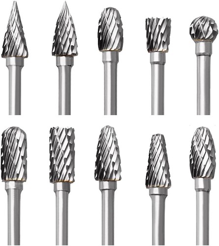 Hartmetall frässtifte set - set, 10