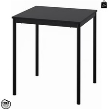 IKEA SANDSBERG Esstisch schwarz 2-Sitzer 67x67cm klein Küche kompakt eckig