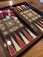 Tavla Backgammon 50x50 cm Neu OVP Spielbrett