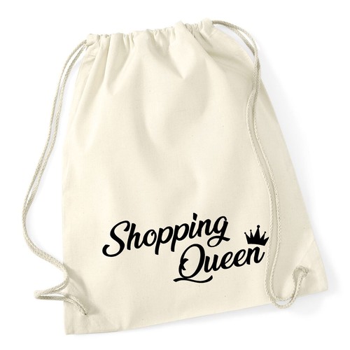 Turnbeutel shopping queen - shopping,