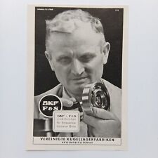 1943 SKF Kugellager Vereinigte Kugellagerfabriken Dr Wolff Werbeanzeige, Reklame