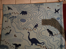 Dinoteppich/ Läufer  blau , Kinderzimmer