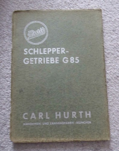 Hurth getriebe 85 - hurth,