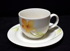 Tasse Kaffeetasse mit Untere Seltmann Weiden Orlando Padua Blume gelb