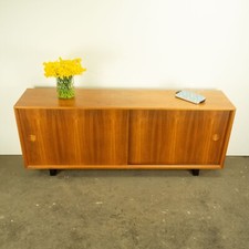 Lowboard Sideboard Nussbaum 1960er Jahre aus der Platonserie von Lothar Wegner