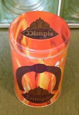 Alte Dose , Blechdose , Whiskydose , Dimple 12 yrs old De Luxe ,rund 14cm H 23