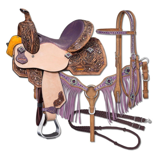 Western pferdesattel leder - western,