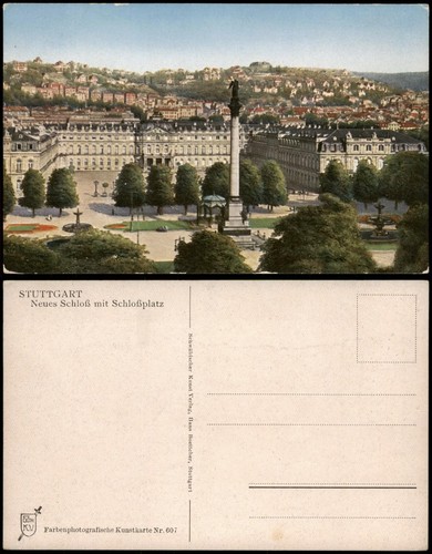 Ansichtskarte stuttgart neues - stuttgart,