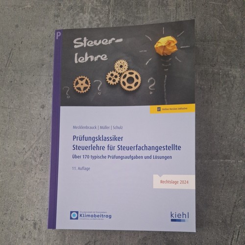 Prüfungsklassiker steuerlehre - prüfungsklassiker,
