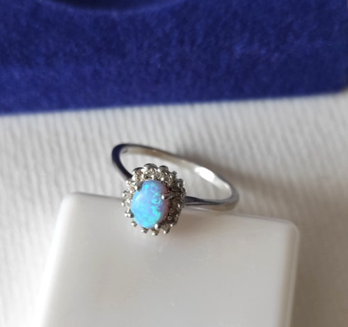 925 silber ring mit - silber,