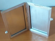 Vintage Bilderrahmen Taschenbilderrahmen Doppelbilderrahmen Sterling Silber 925