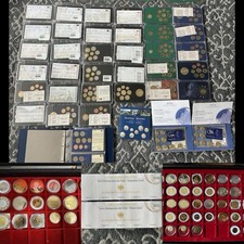 Münzen Premiumsatz X41 Edelmetallset 2€ 5€ Euro Gold Silber 585 24k