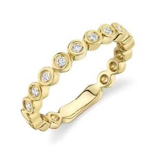 Blende Set Diamant Band 14K