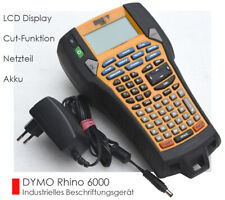 DYMO RHINO 6000 INDUSTRIE BESCHRIFTUNGSGERÄT ETIKETTENDRUCKER + 1x BAND NEU