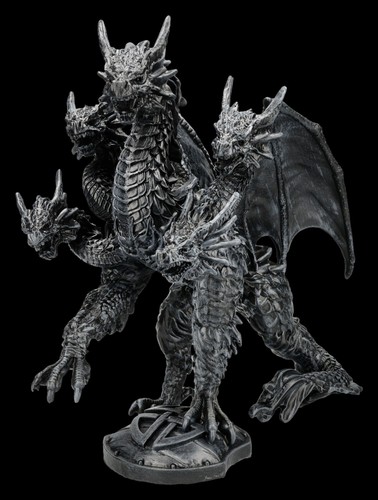 Drachenfigur mit köpfen - drachenfigur, 5