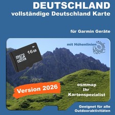 DEUTSCHLAND Karte Topo