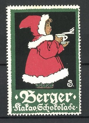 Künstler-Reklamemarke