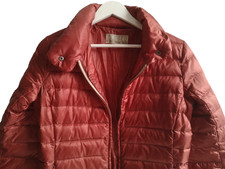 Damen  Daunen Jacke Steppjacke CLOSED Lady Land 1220 Gr 40 L rot leicht warm